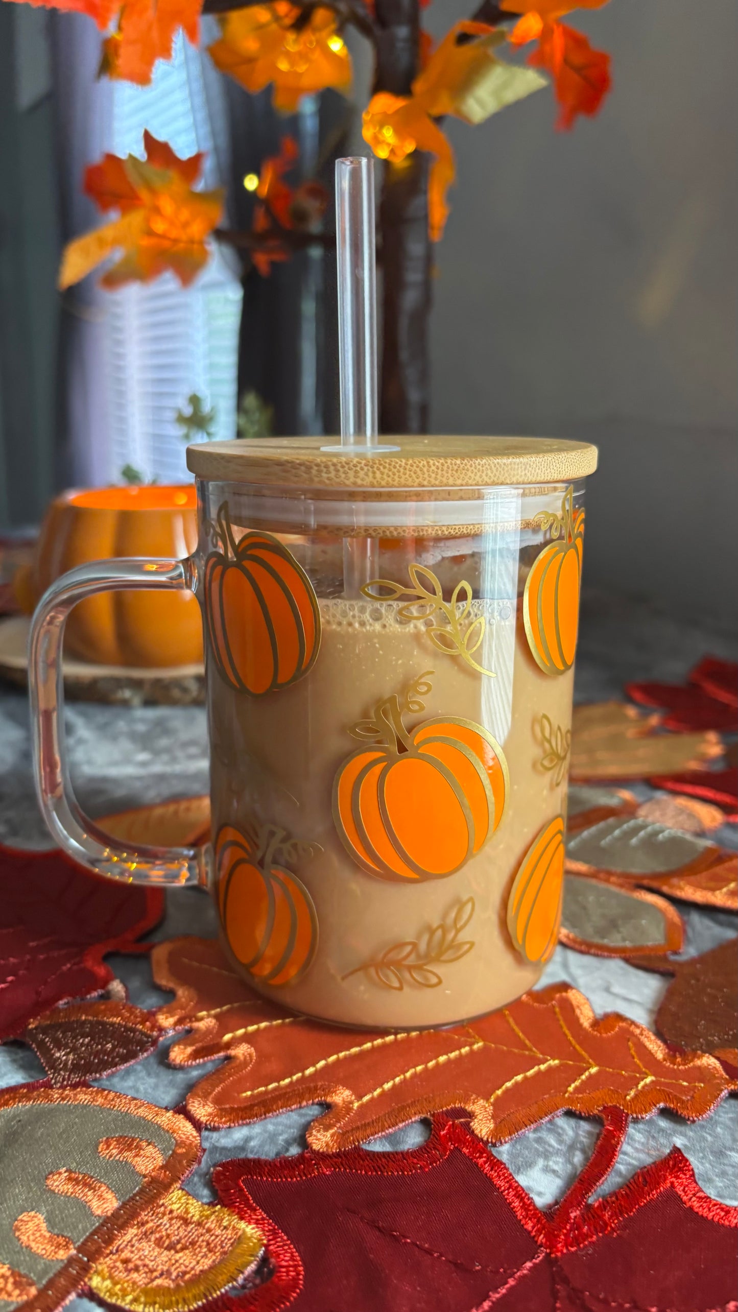 Pumpkin spice pumpkins mug