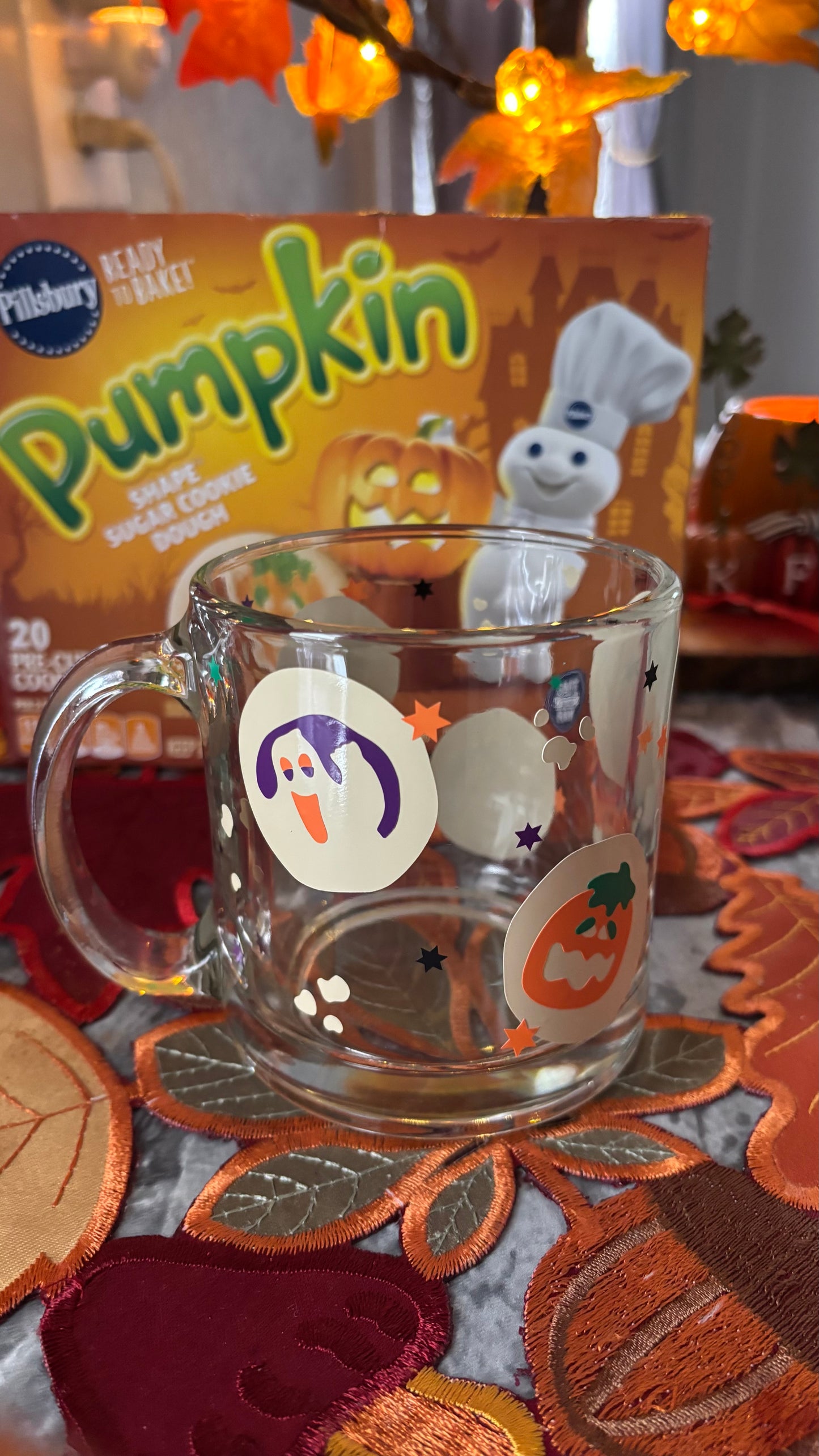 Halloween sugar cookies mug