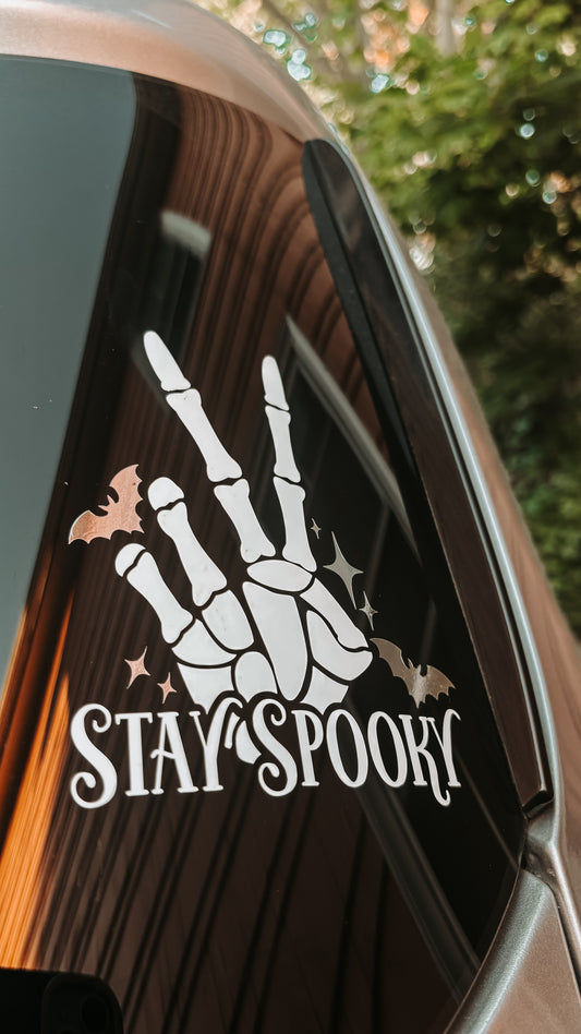 Stay spooky decal