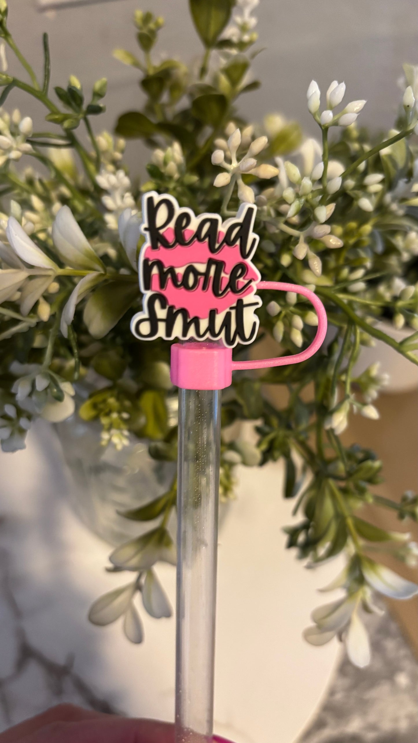 Bookish smut straw toppers