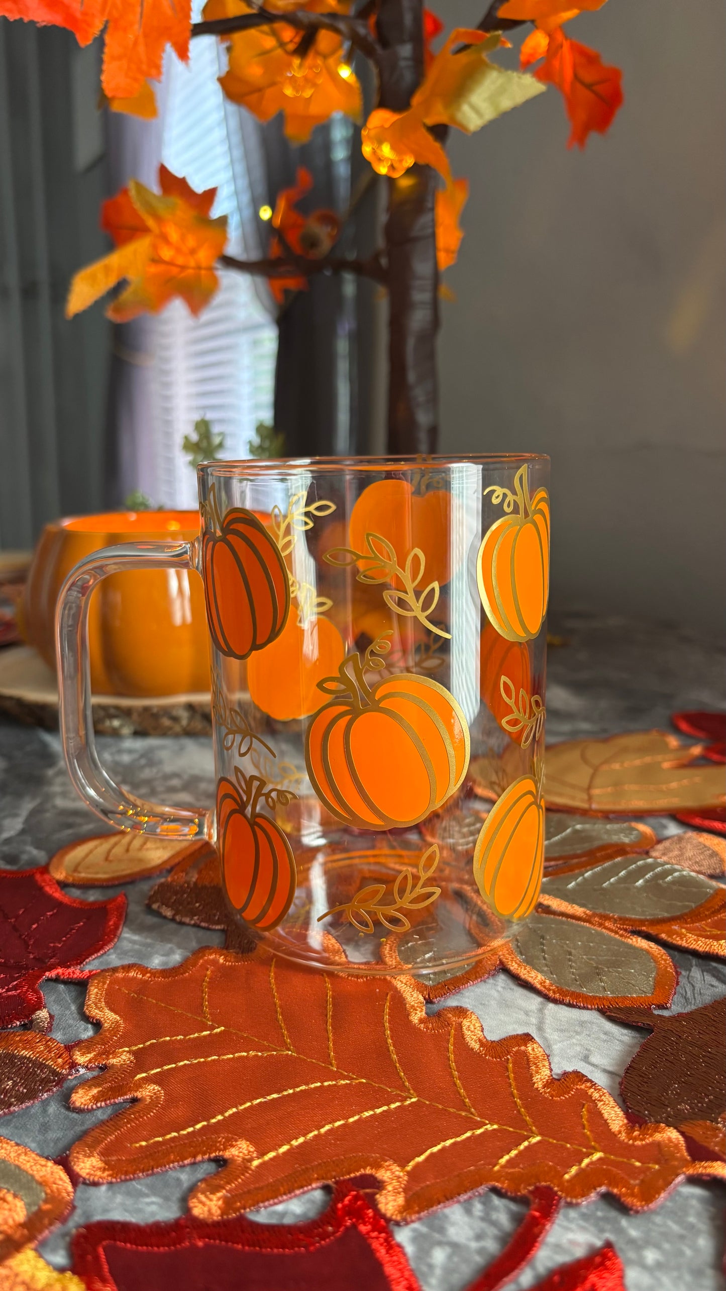 Pumpkin spice pumpkins mug