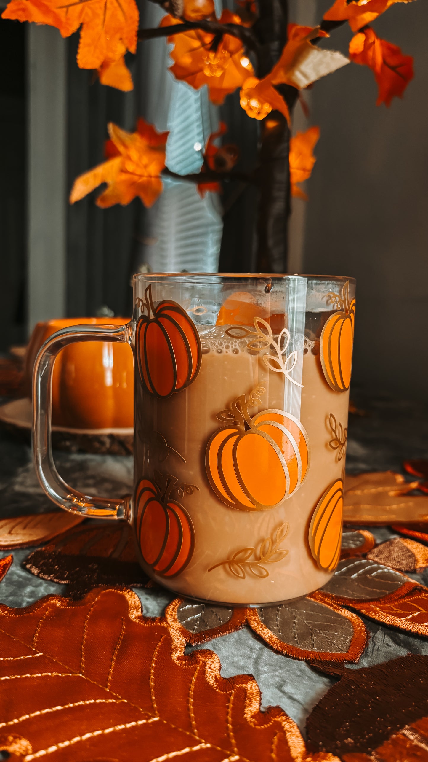 Pumpkin spice pumpkins mug