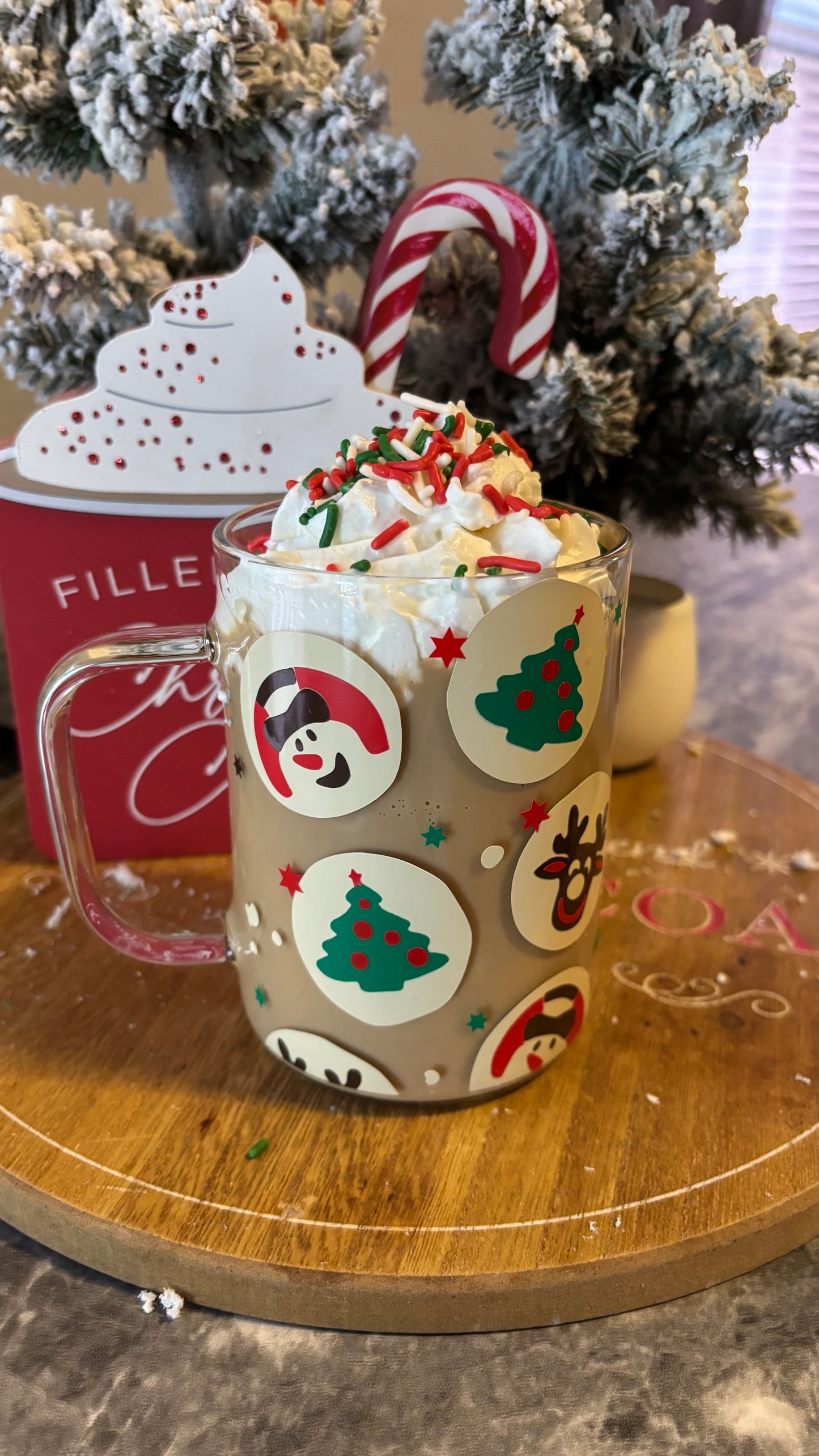 Christmas sugar cookies mug