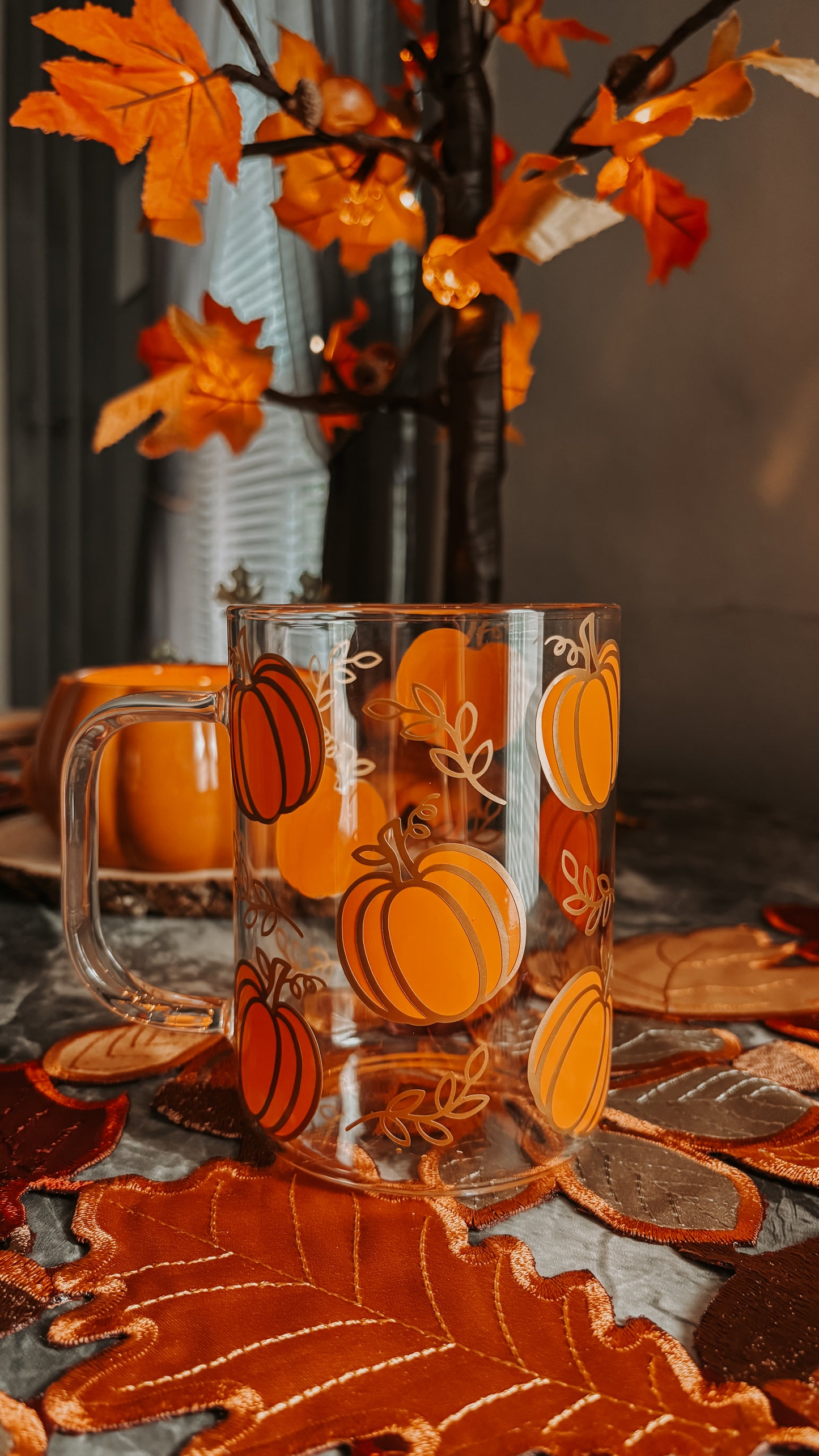 Pumpkin spice pumpkins mug