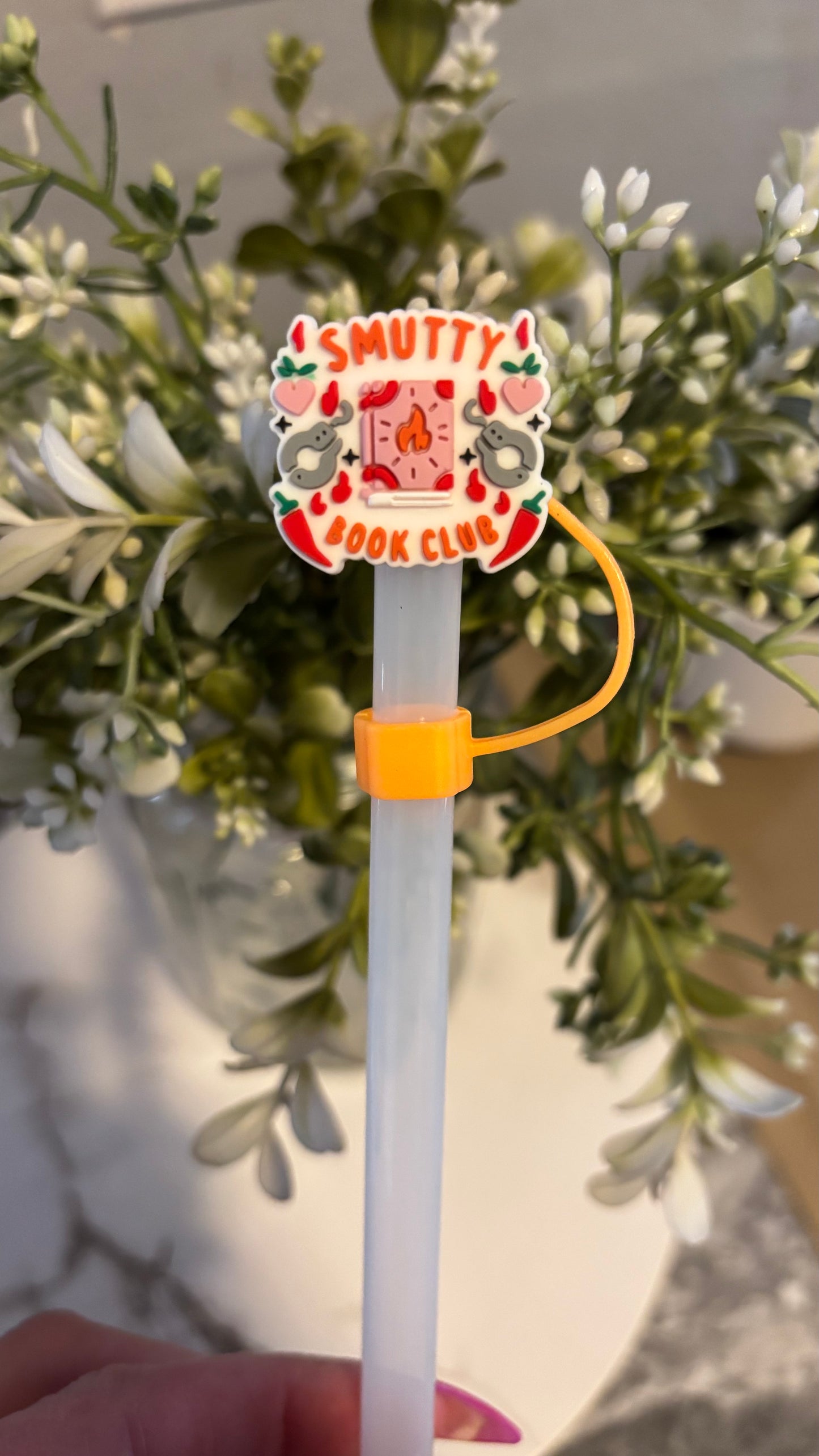 Bookish smut straw toppers