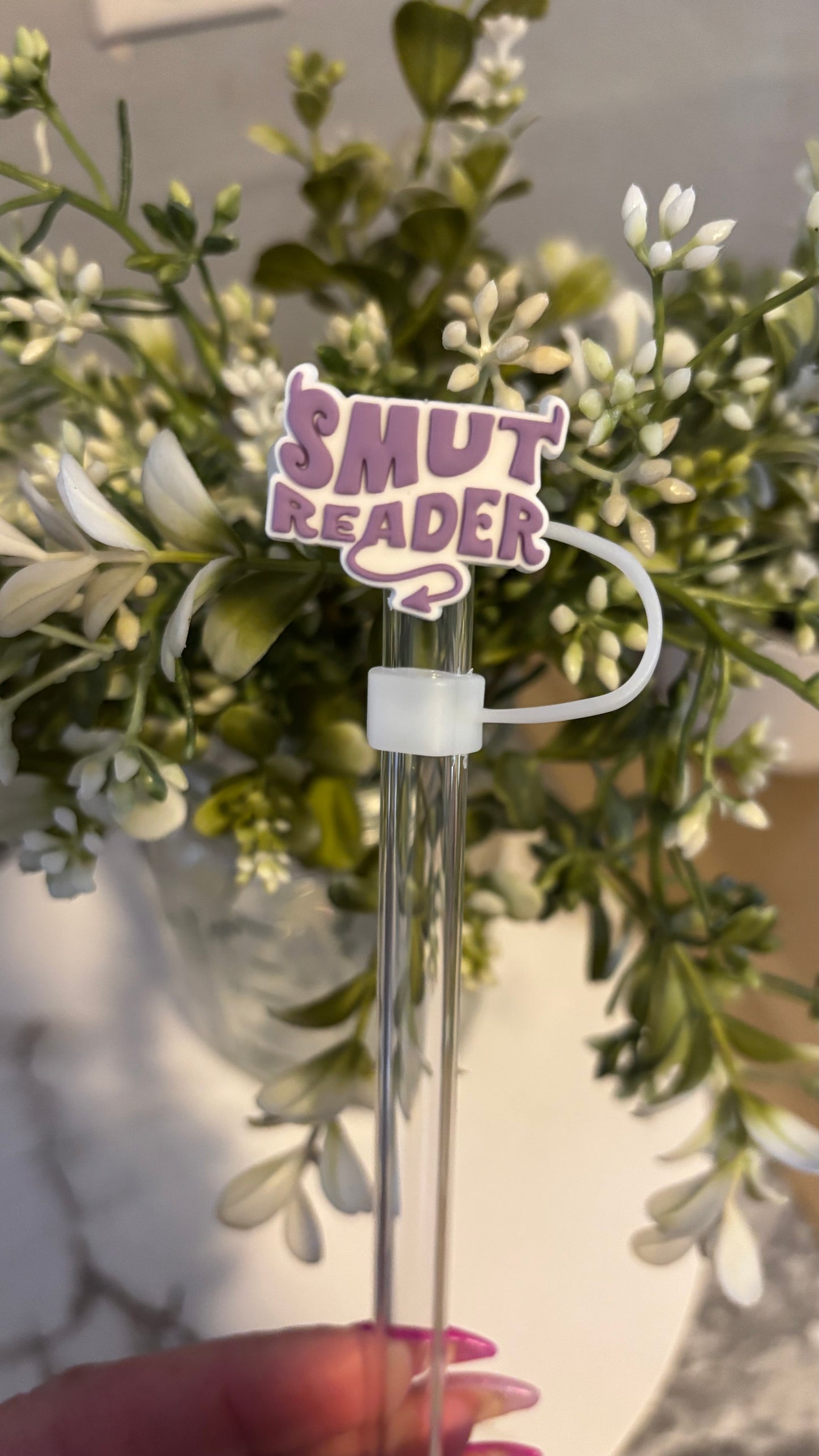 Bookish smut straw toppers