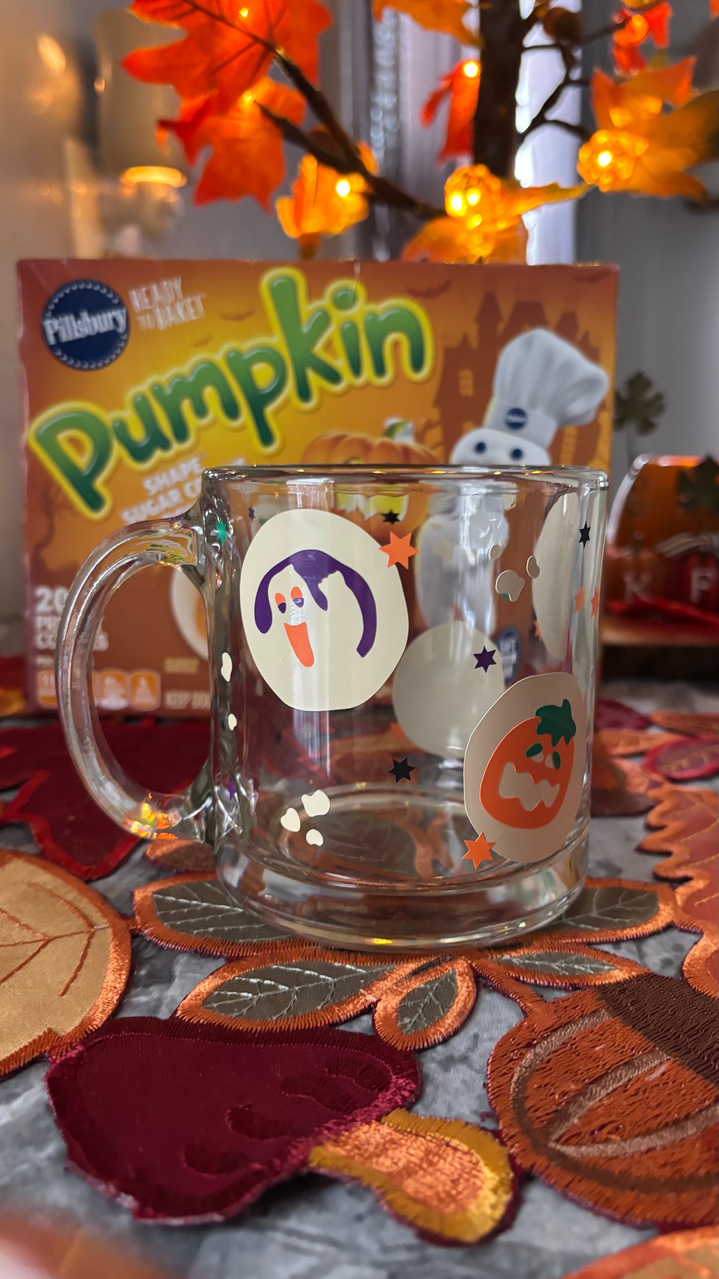 Halloween sugar cookies mug