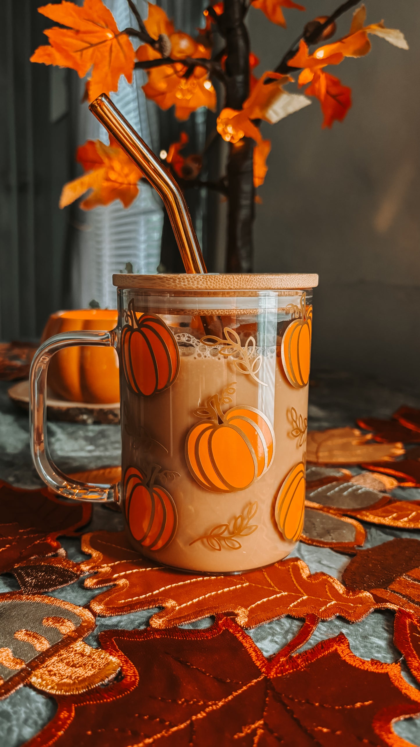 Pumpkin spice pumpkins mug