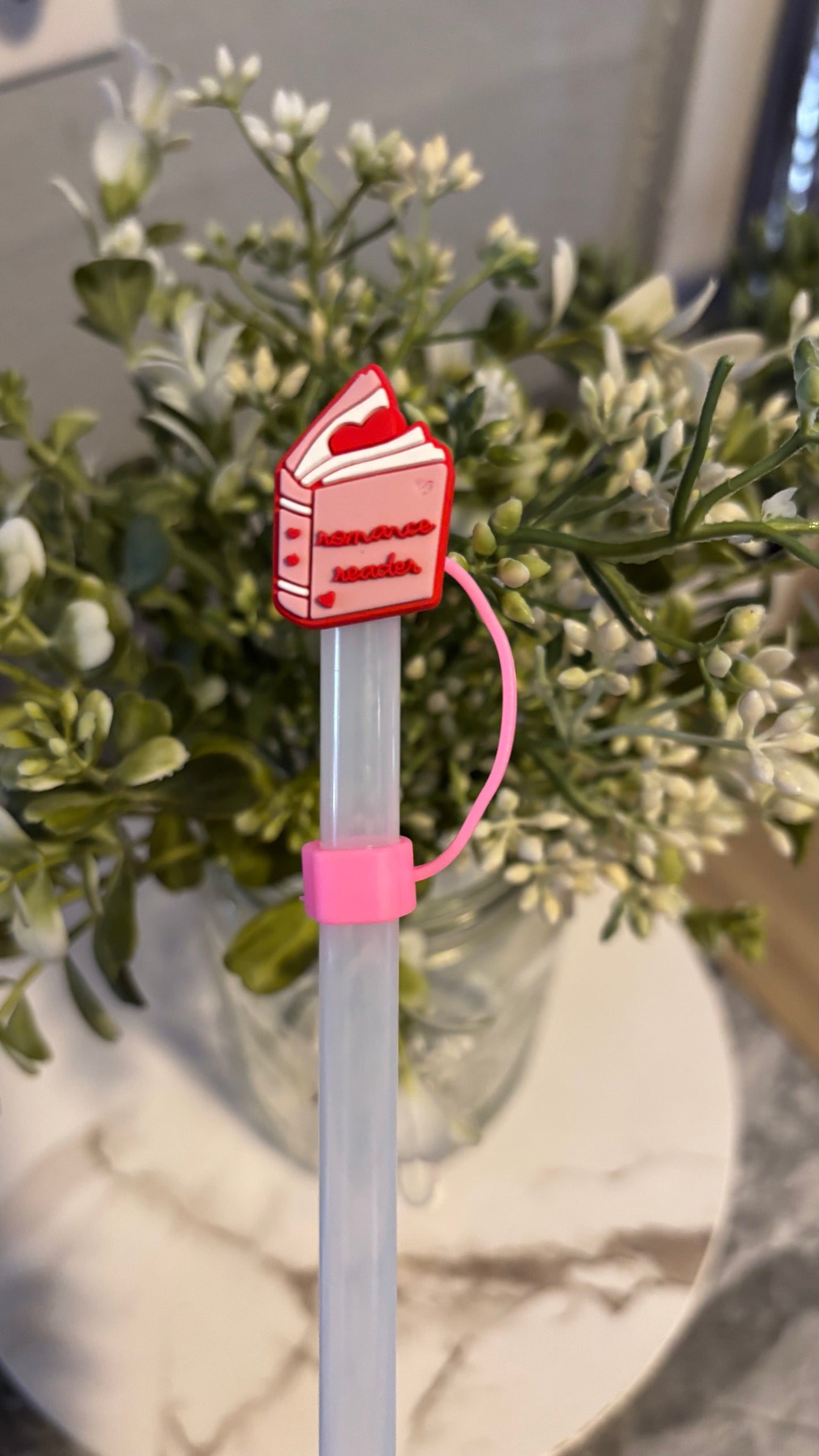 Book lovers straw topper