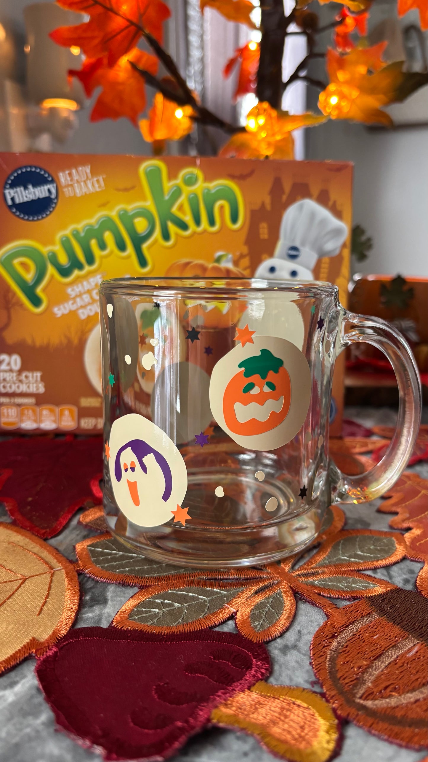 Halloween sugar cookies mug