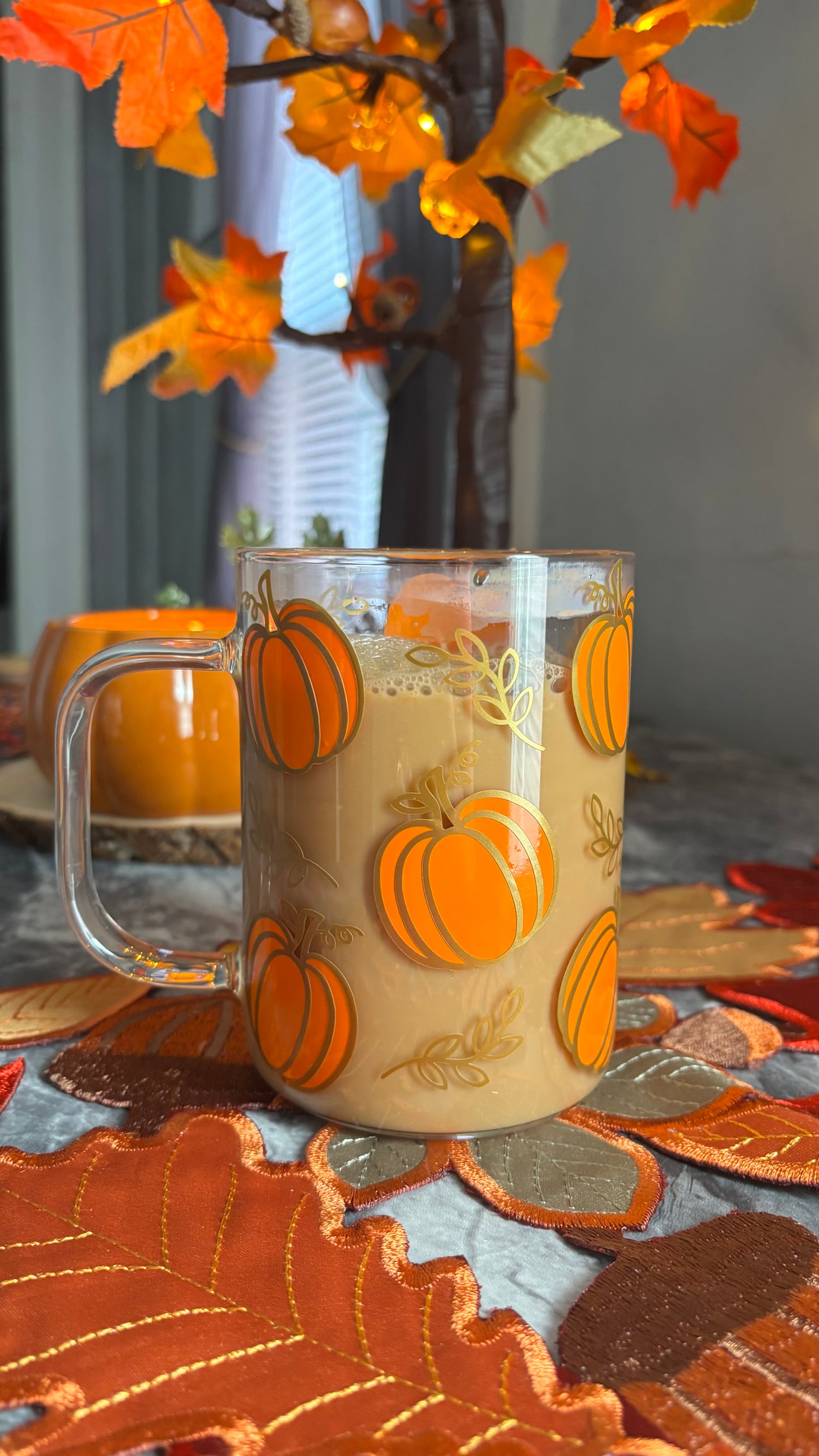 Pumpkin spice pumpkins mug