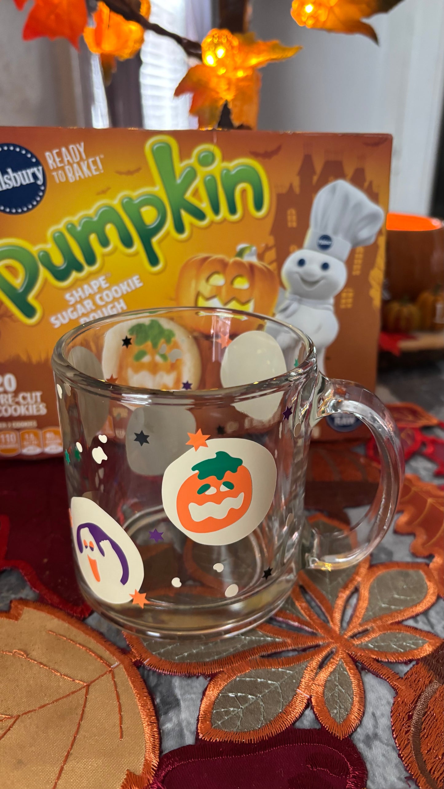 Halloween sugar cookies mug