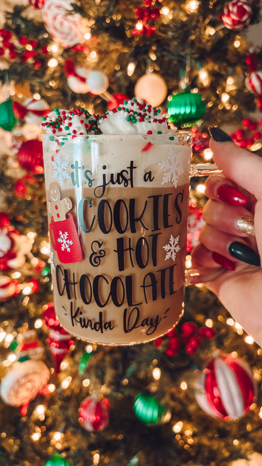 Hot chocolate and cookies mug