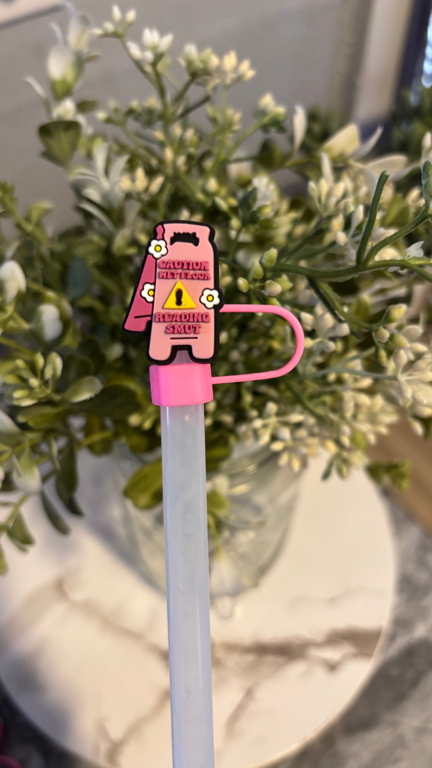 Book lovers straw topper