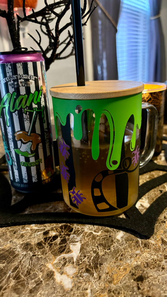 Beetlejuice inspired 16oz mug