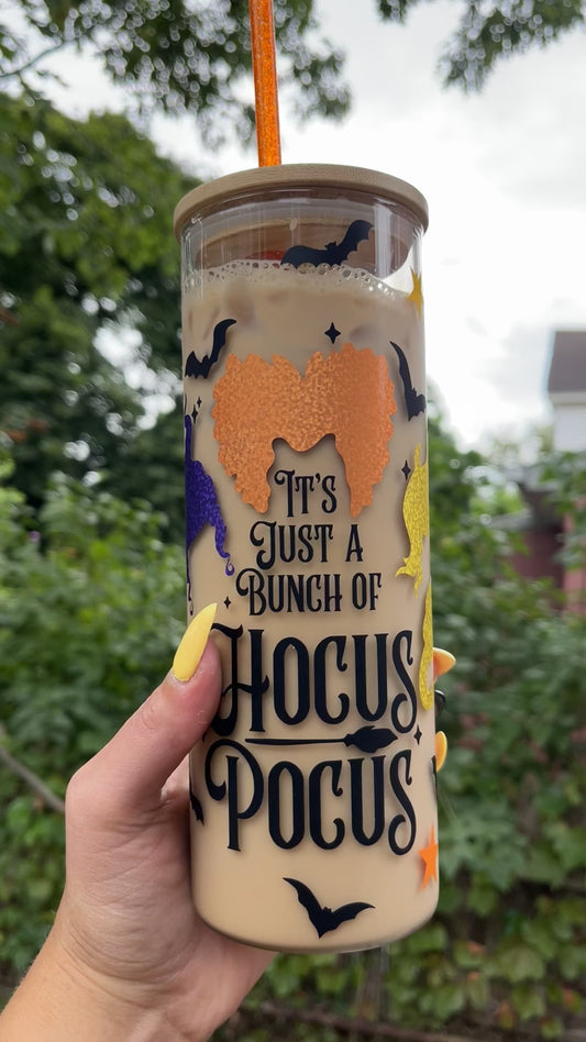 A bunch of hocus pocus 25oz glass