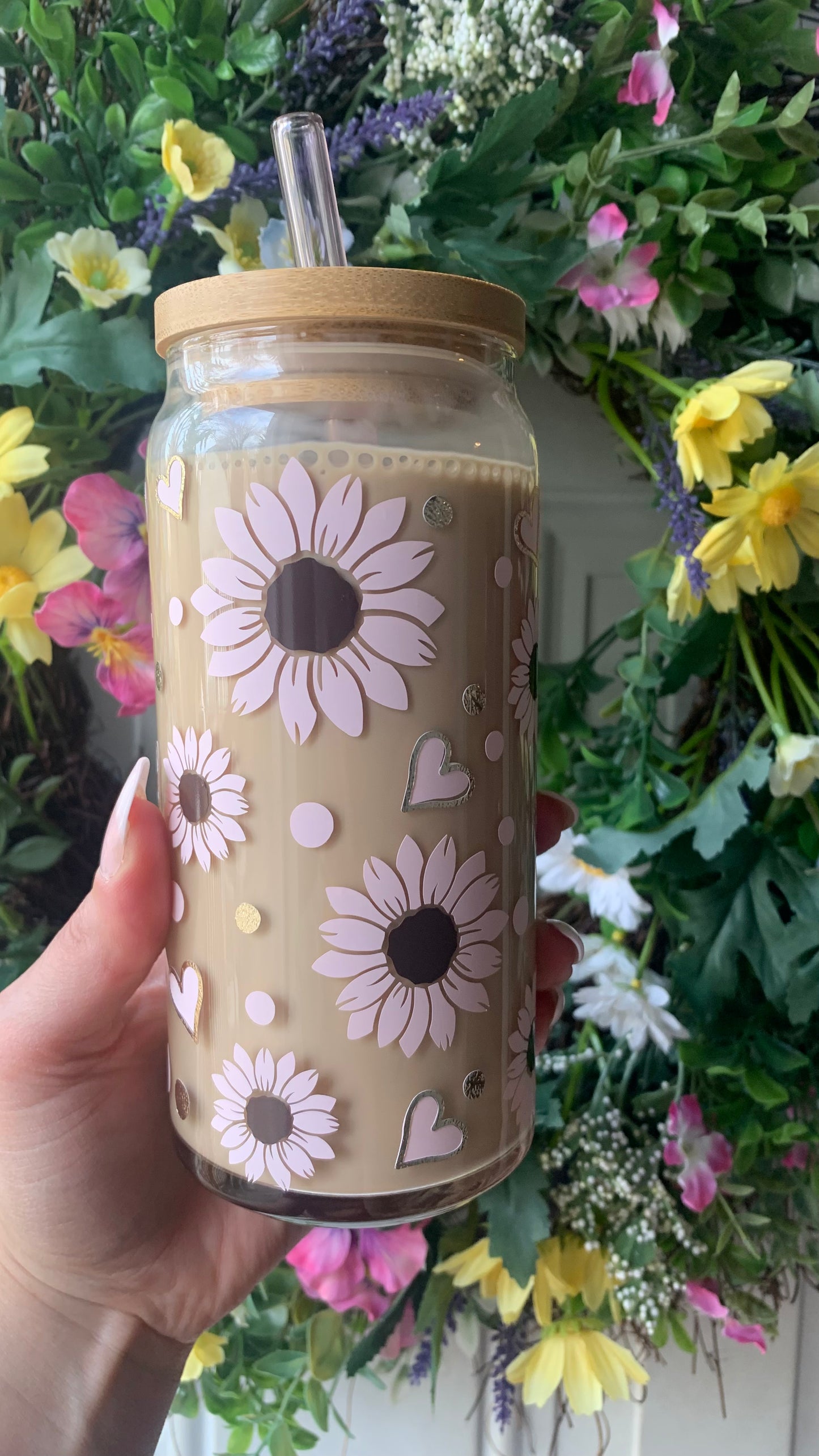 Sunflower glass