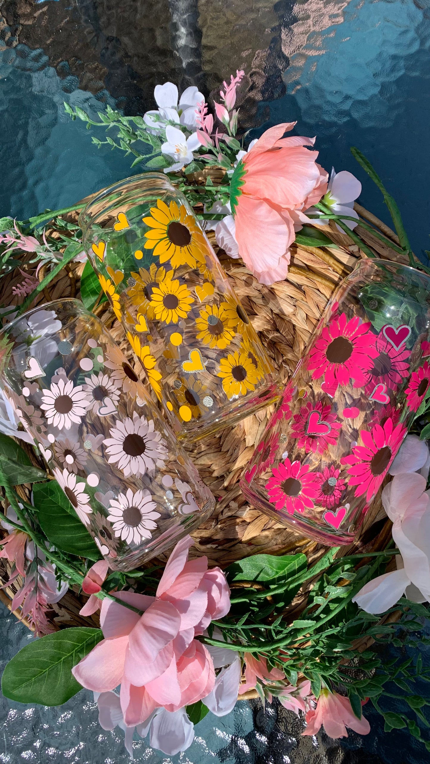 Sunflower glass