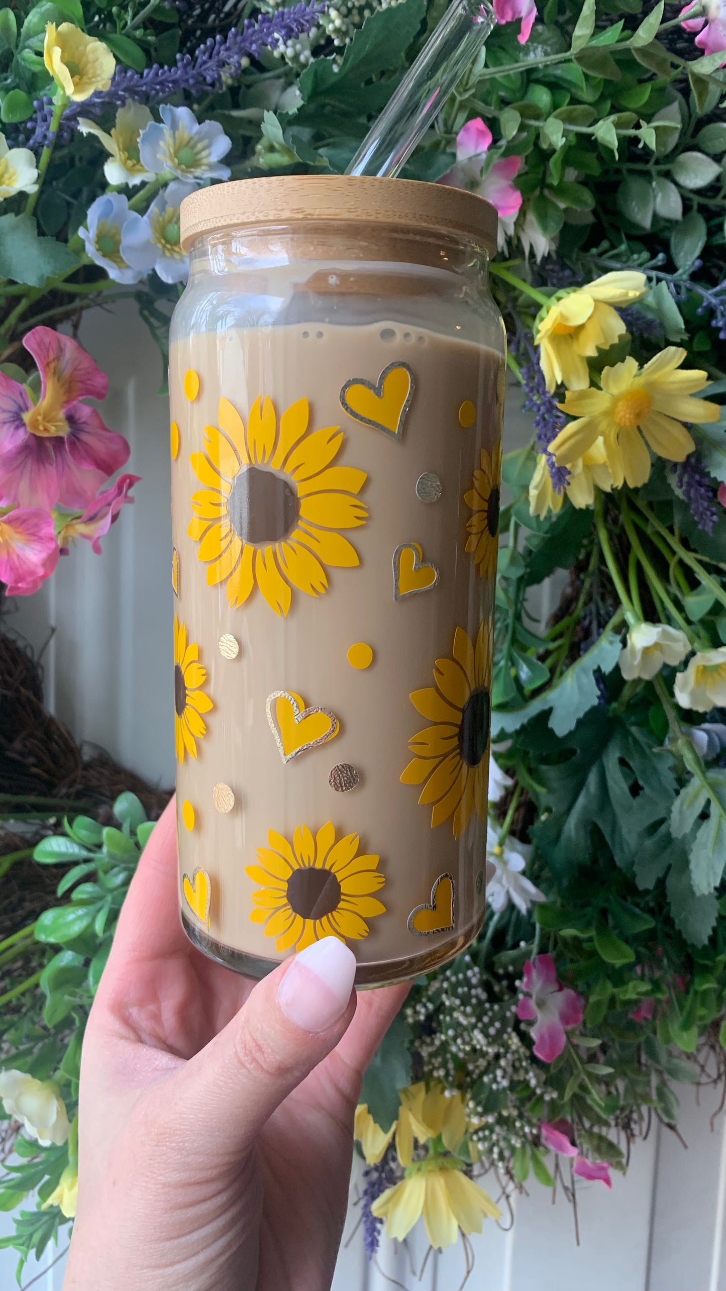 Sunflower glass