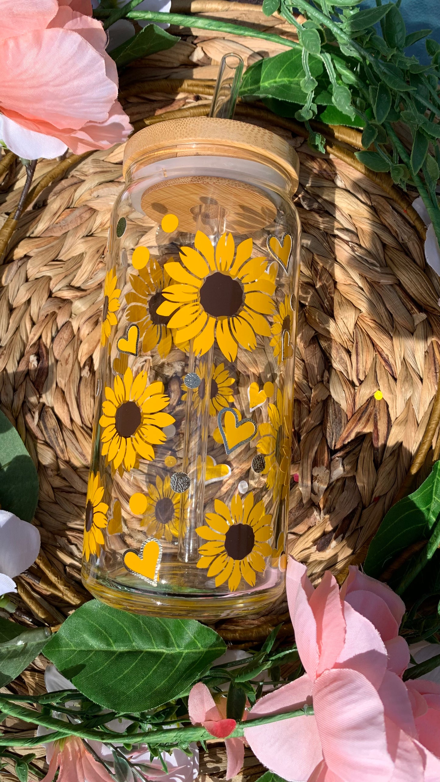 Sunflower glass