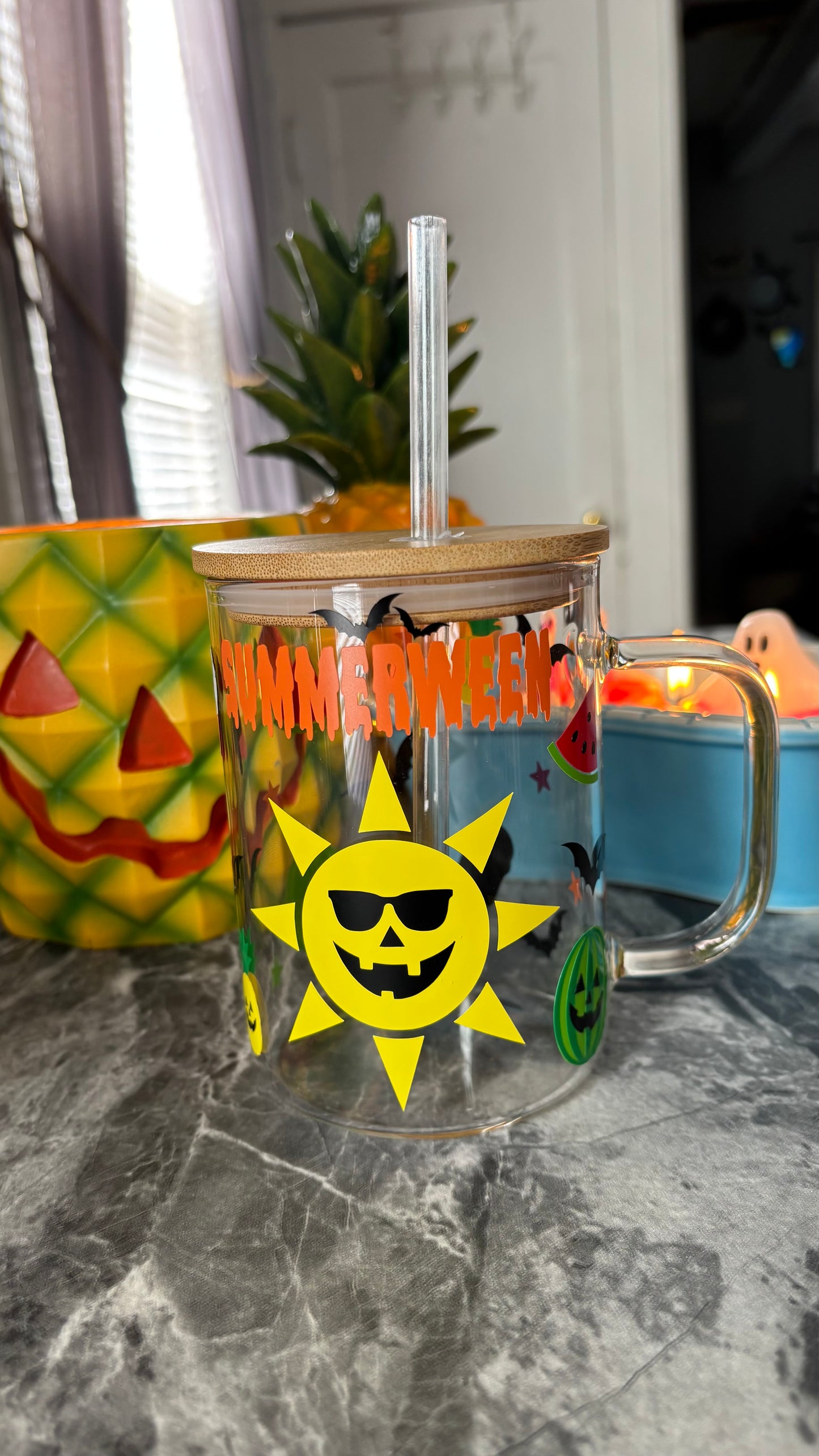 SUMMERWEEN glass mug