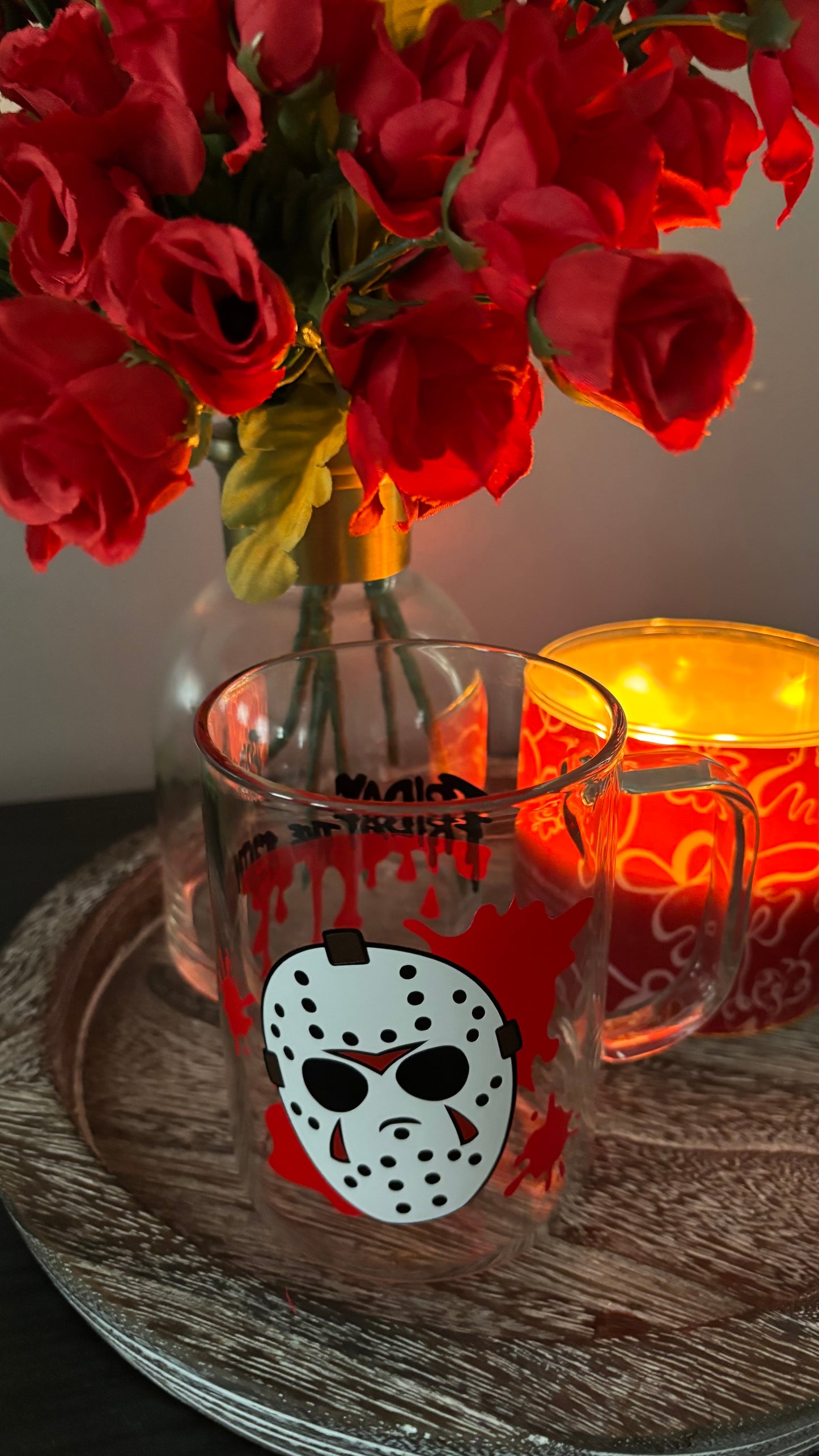 Friday the 13th glass mug