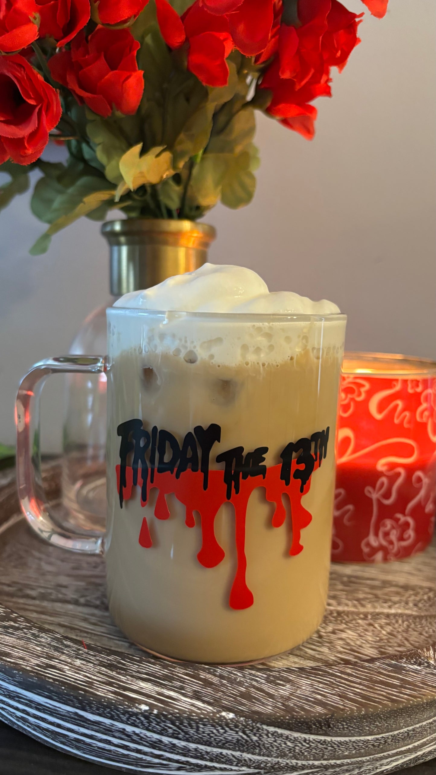 Friday the 13th glass mug