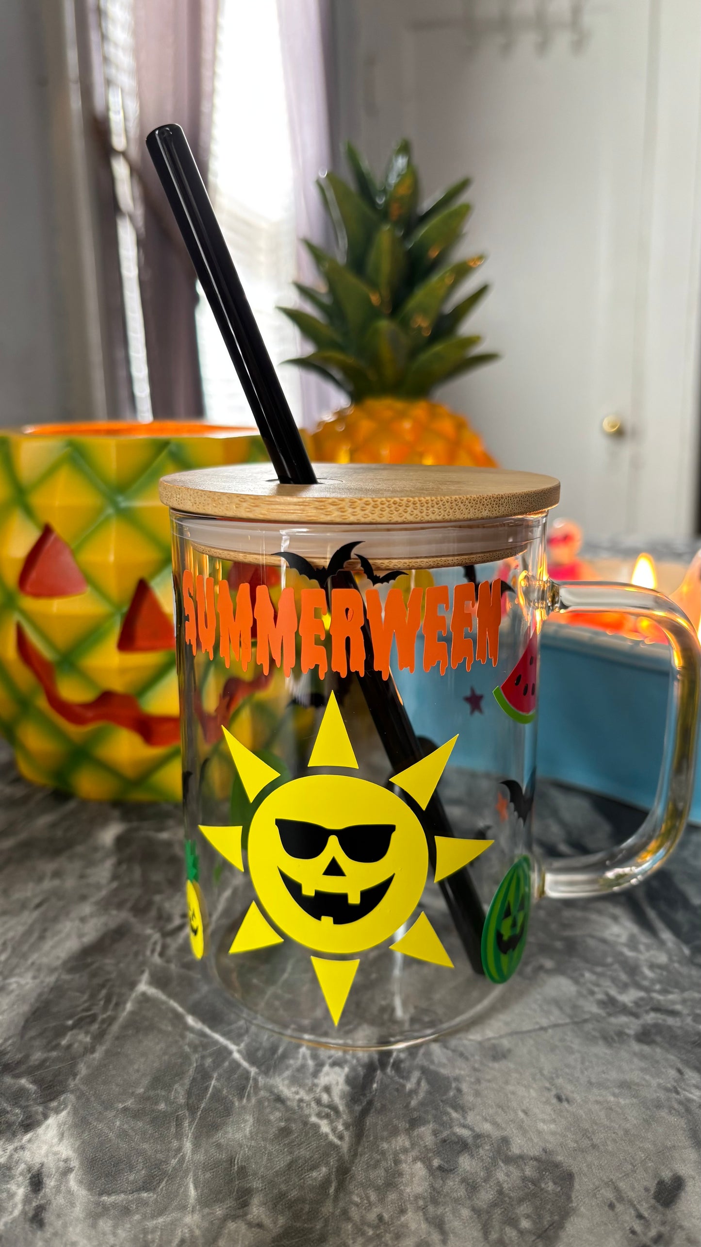 SUMMERWEEN glass mug