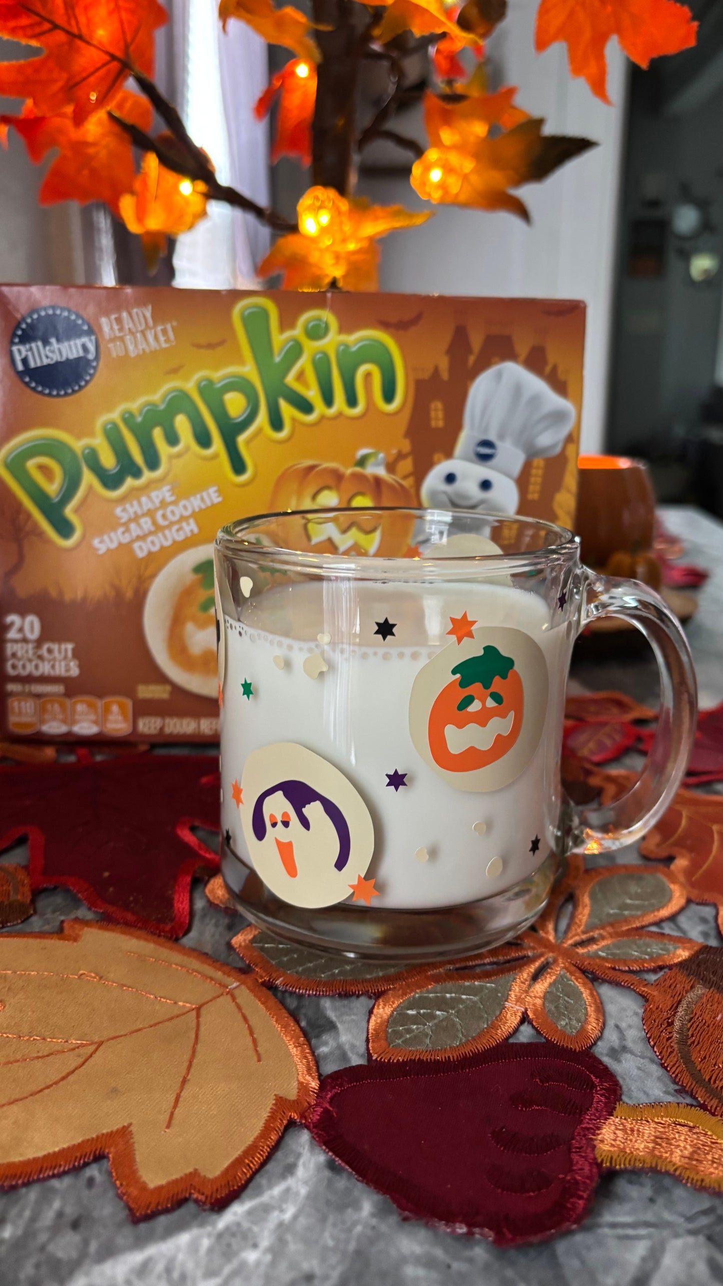 Halloween sugar cookies mug