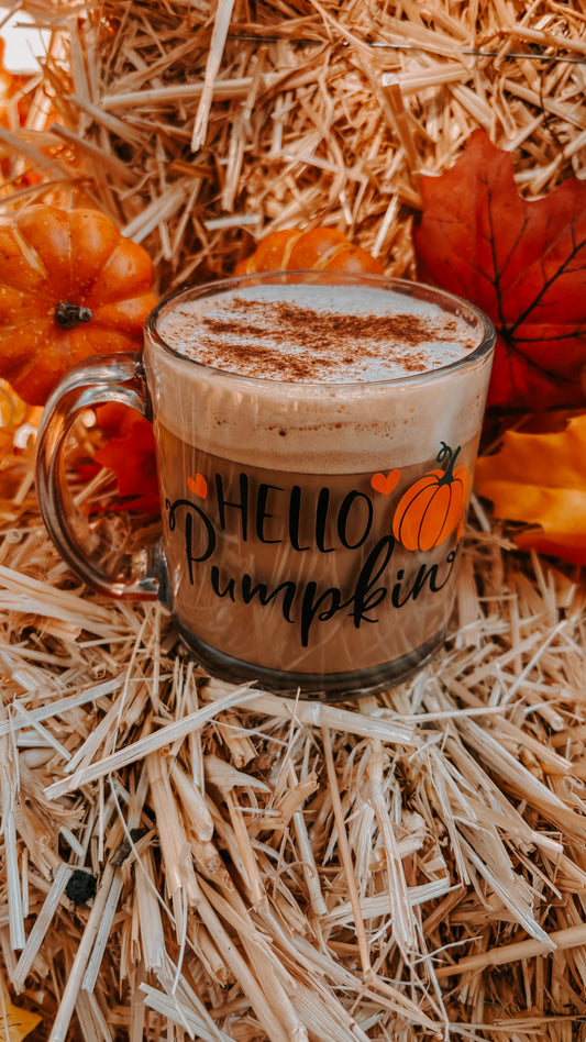 Hello pumpkin mug