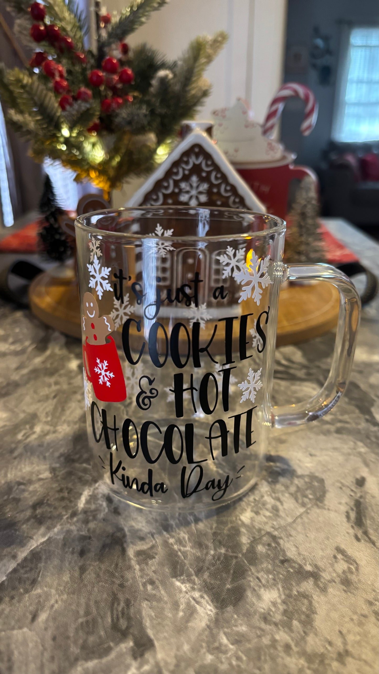 Hot chocolate and cookies mug