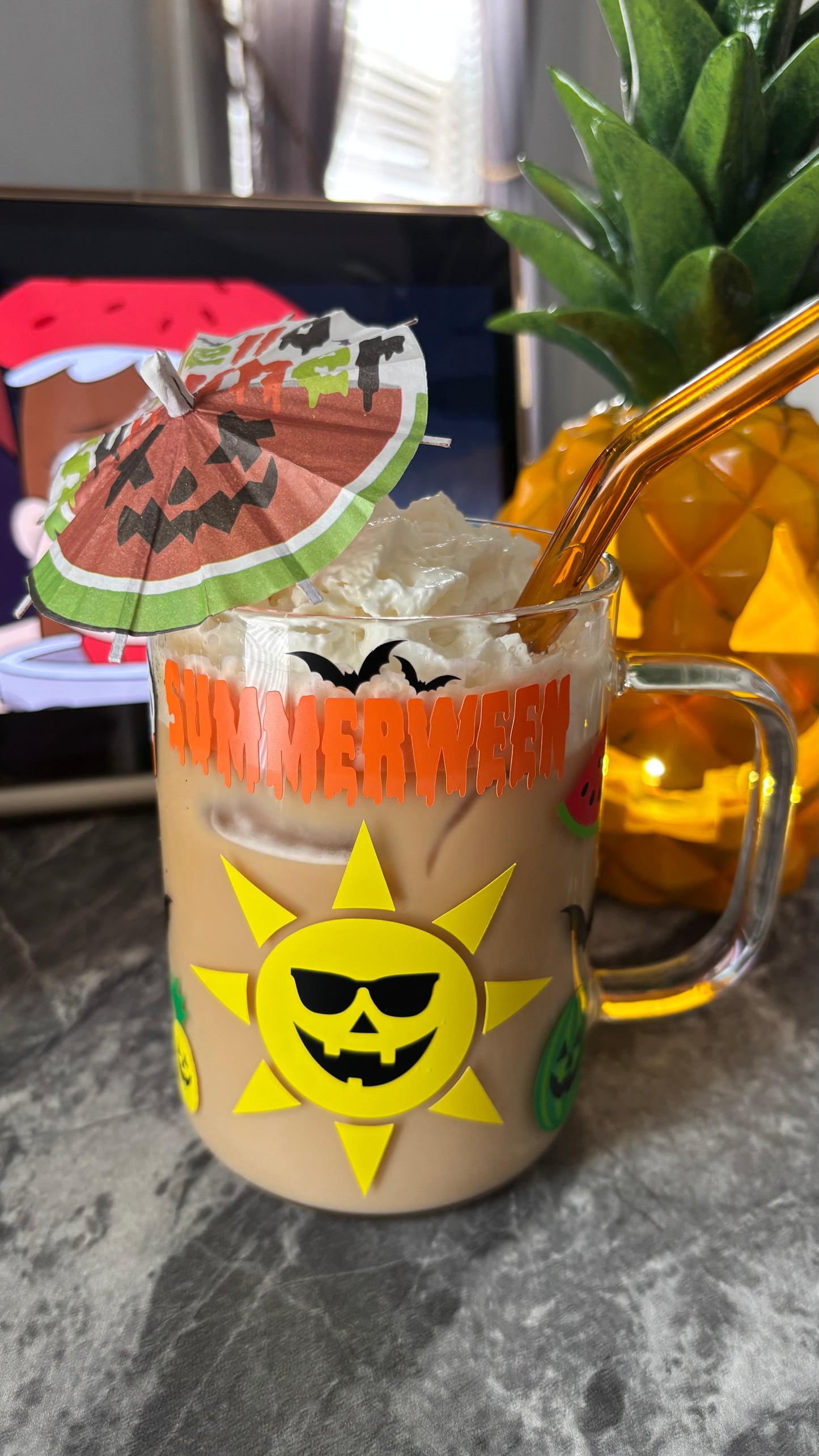 SUMMERWEEN glass mug