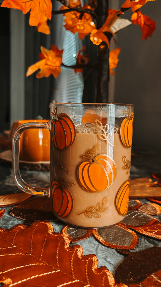 Pumpkin spice pumpkins mug