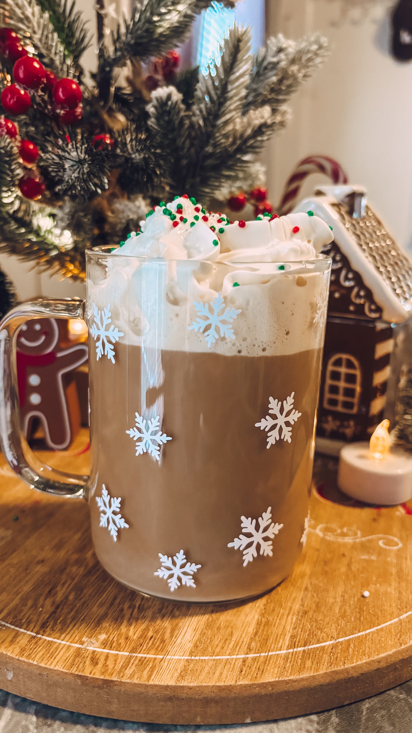 Hot chocolate and cookies mug