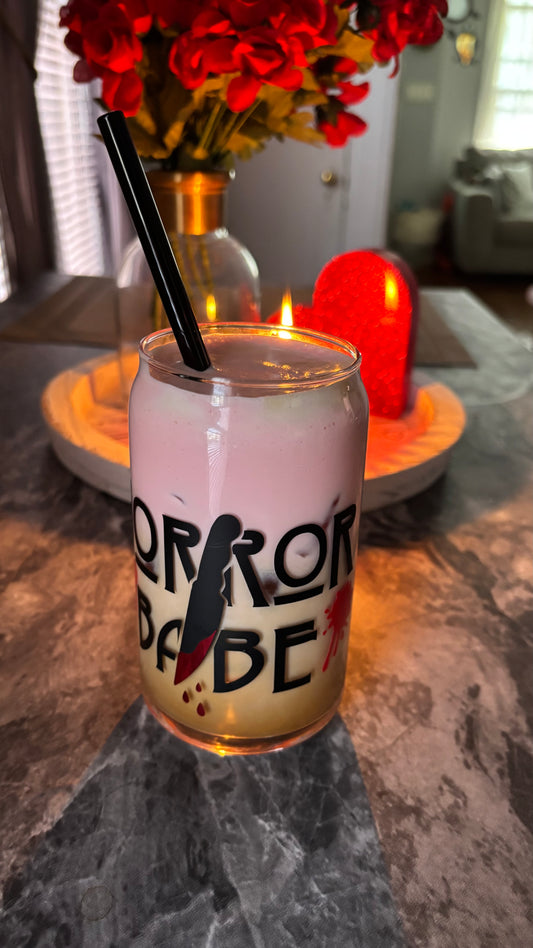 Horror babe glass