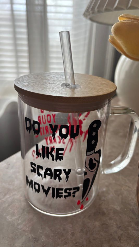 Do you like scary movies mug