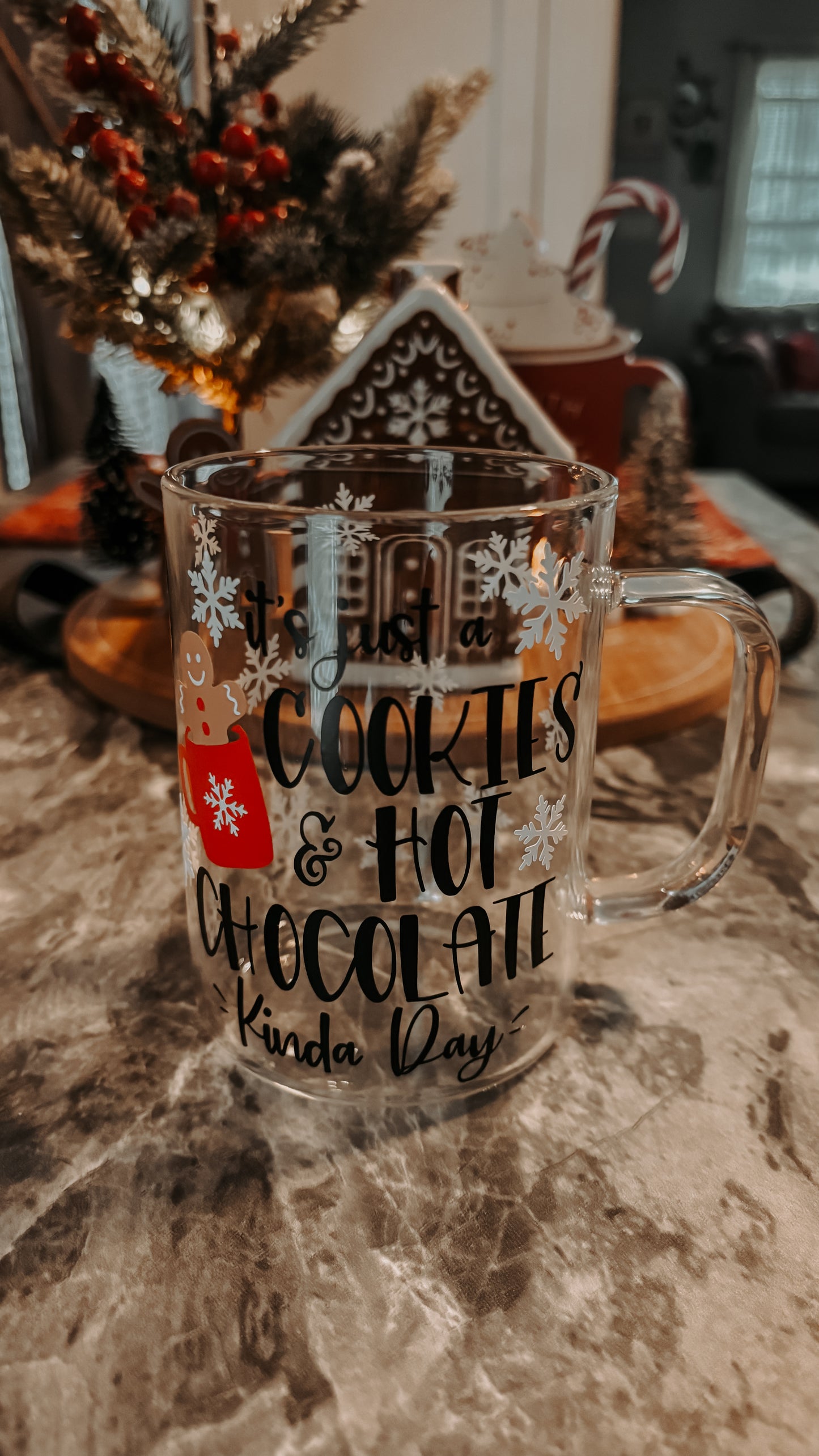 Hot chocolate and cookies mug