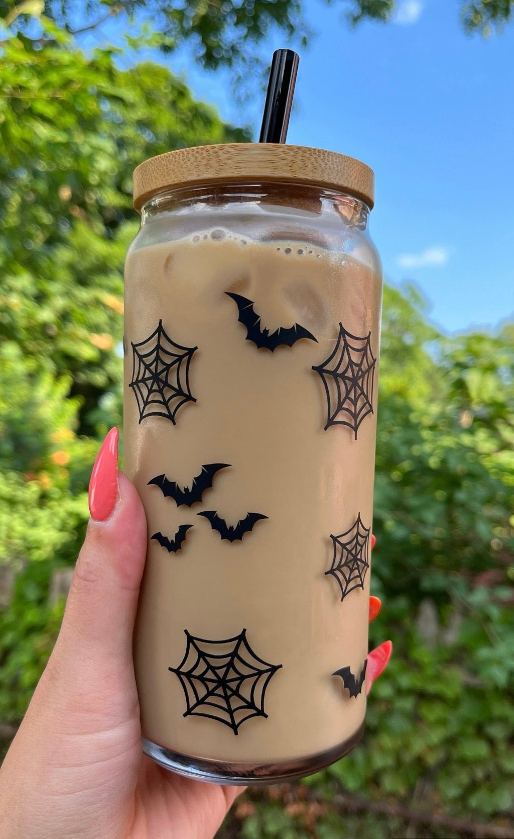 Jack Skellington glass cup