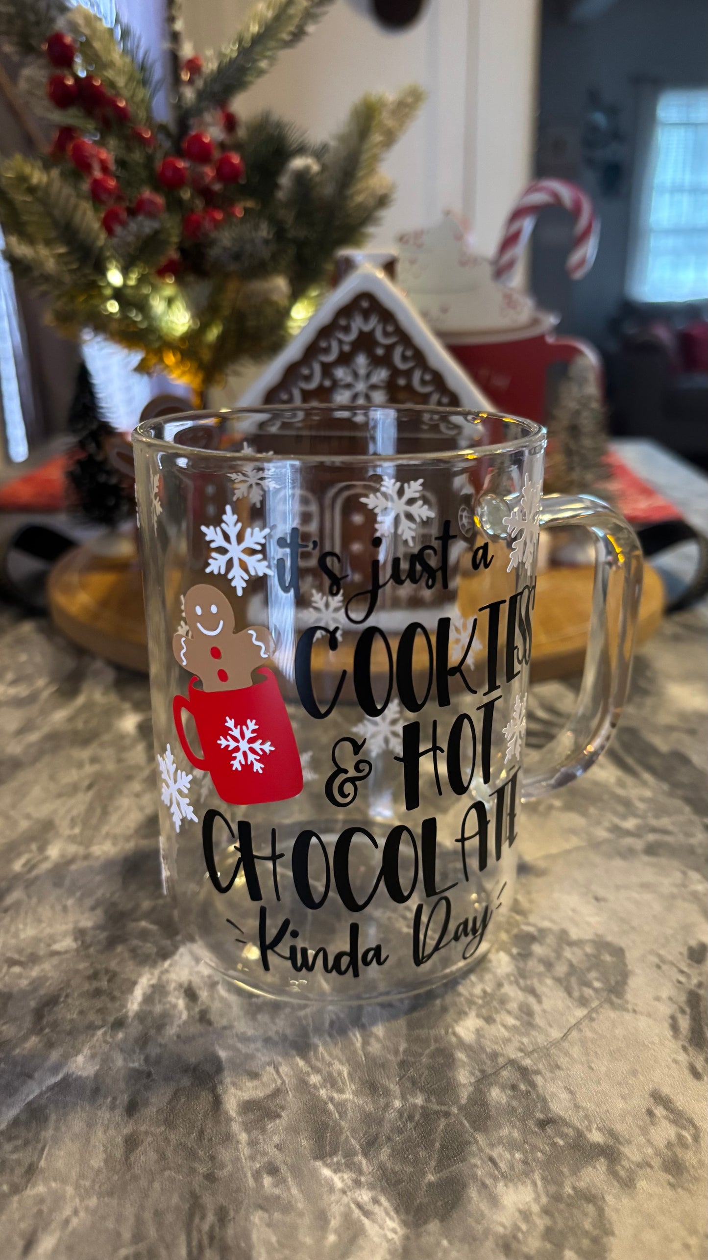 Hot chocolate and cookies mug