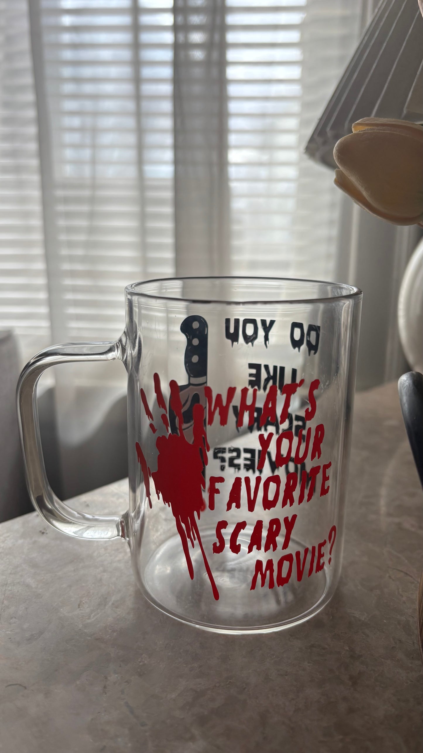 Do you like scary movies mug