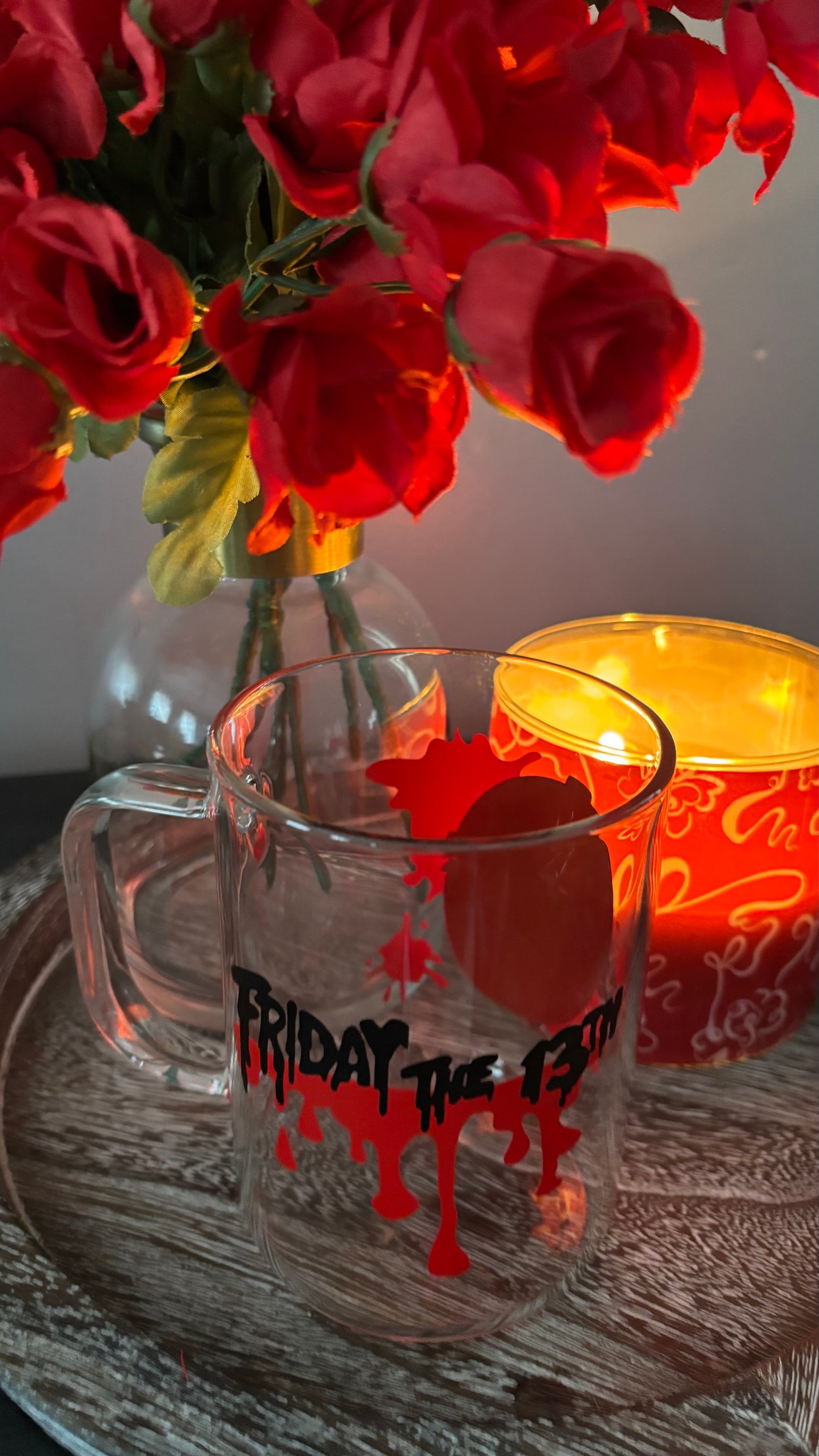 Friday the 13th glass mug