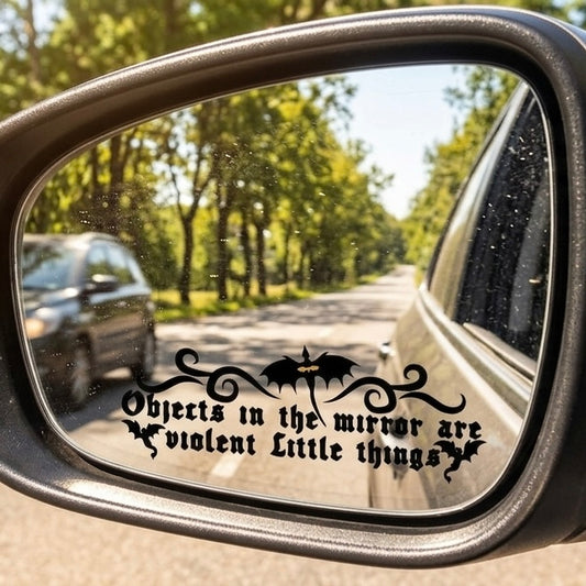 Dragon car mirror decal