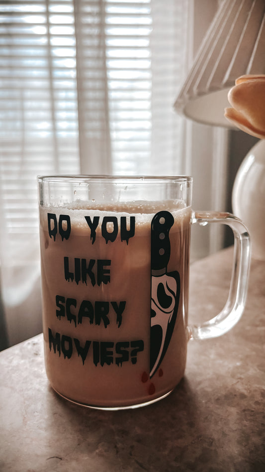 Do you like scary movies mug