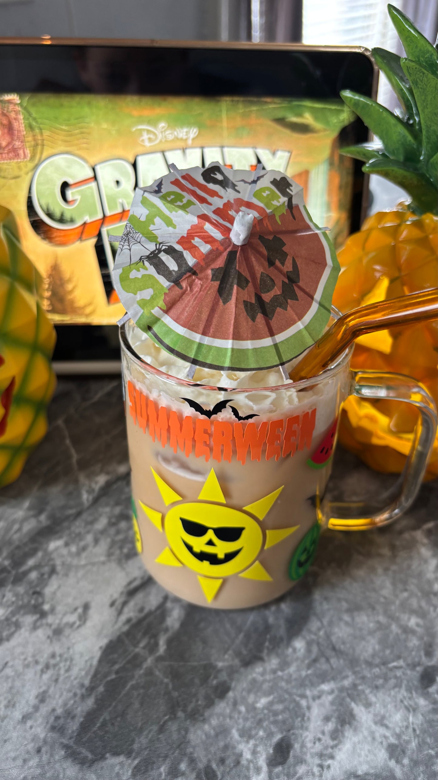 SUMMERWEEN glass mug