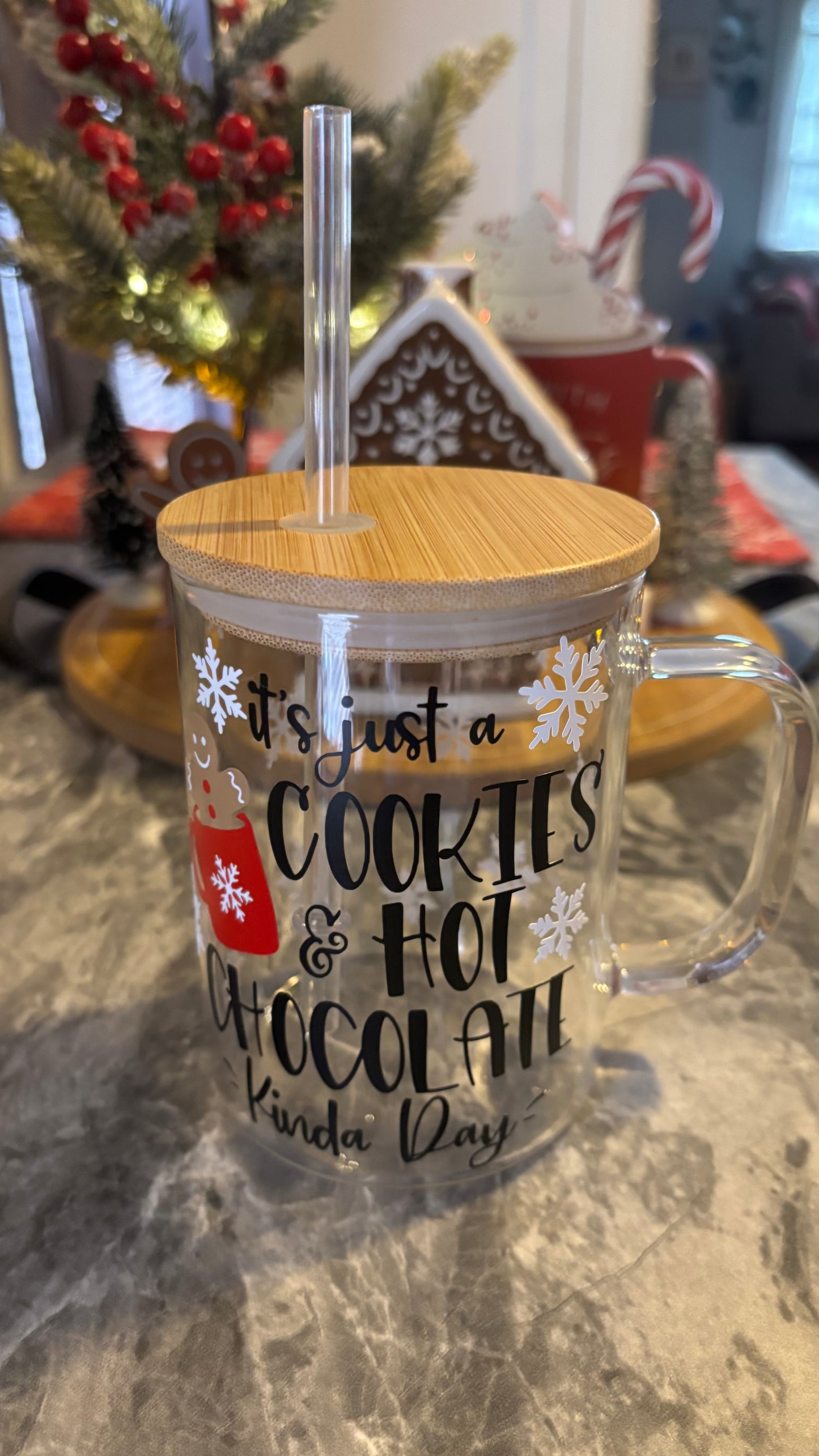 Hot chocolate and cookies mug